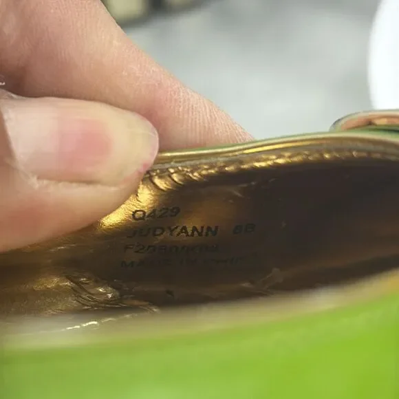 (B) Coach Loafers- Kiwi Green/ Patent, size 8B - Picture 8 of 12